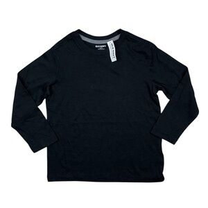 NWT Old Navy Soft Long Sleeve Shirt Small 6/7 Black
